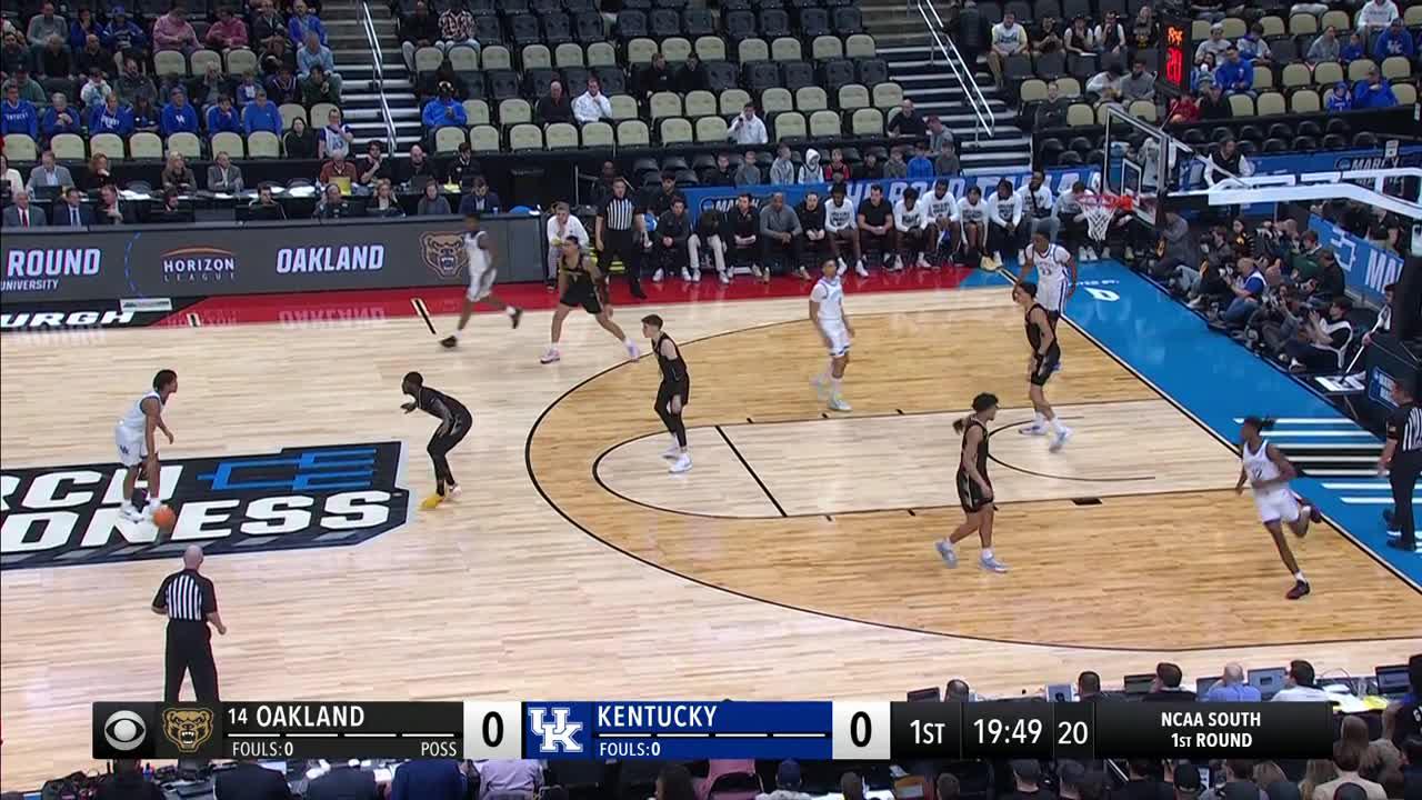 Kentucky Wildcats vs. Oakland Golden Grizzlies